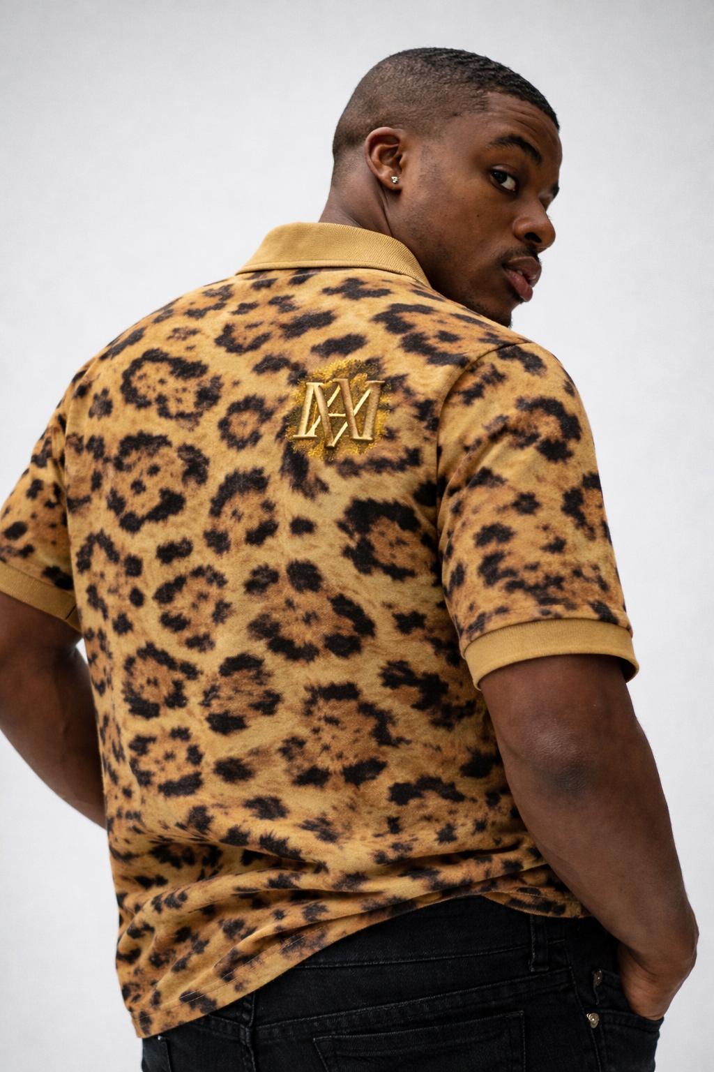 Maison Alure Signature Polo – Leopard Luxe Edition