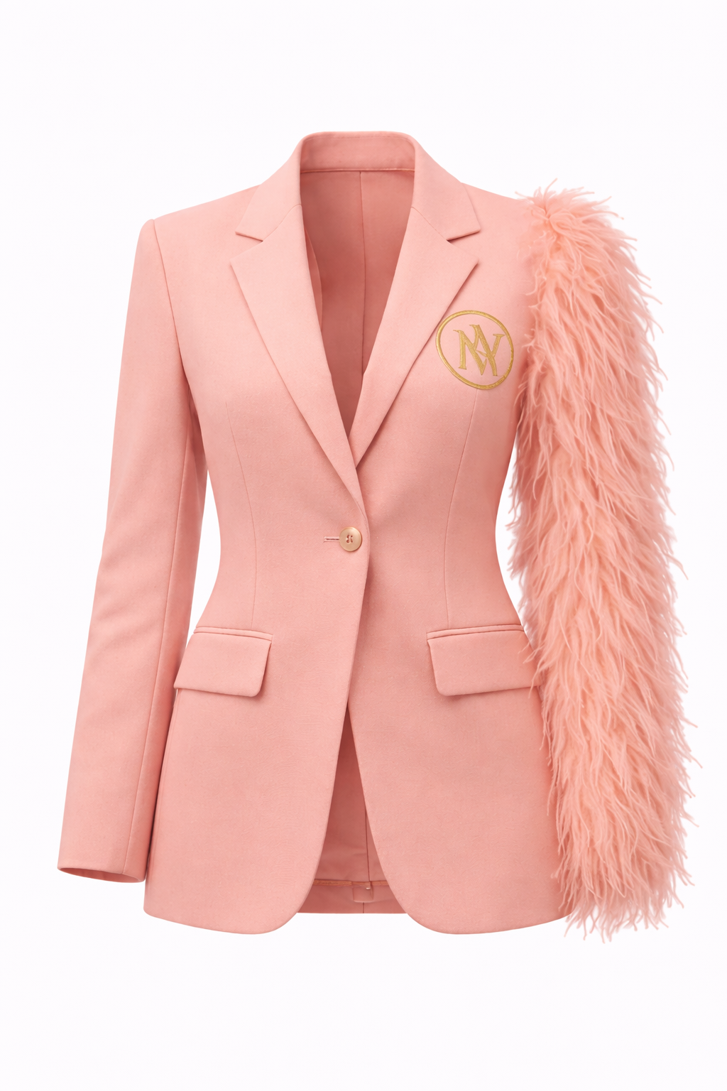 Maison Alure Signature Feather Blazer