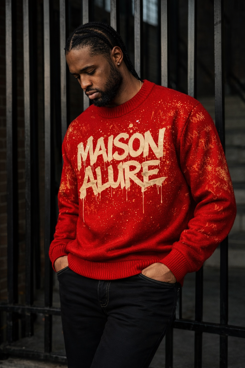 Maison Alure Statement Knit Sweater