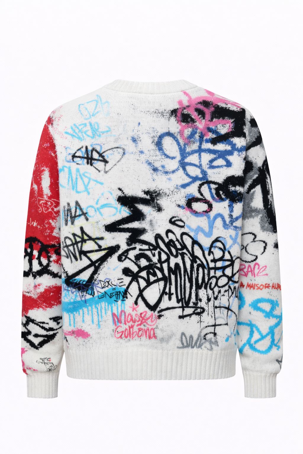Maison Alure Graffiti Knit Sweater